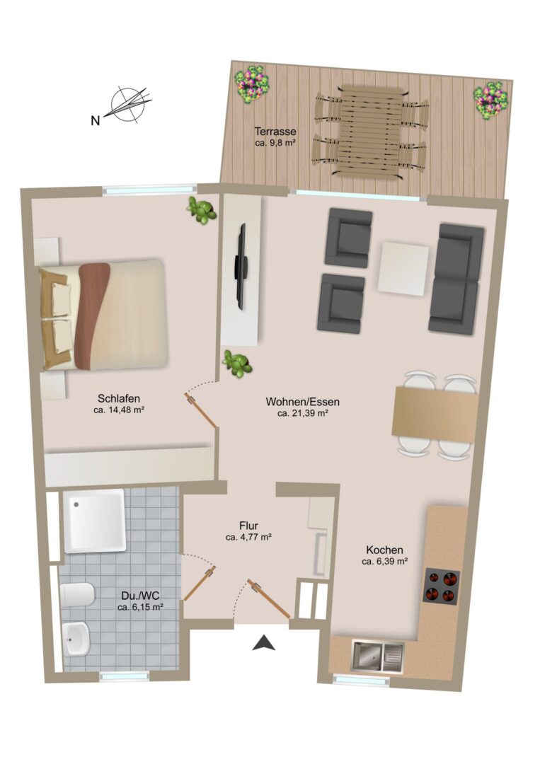 Grundriss Erdgeschoss