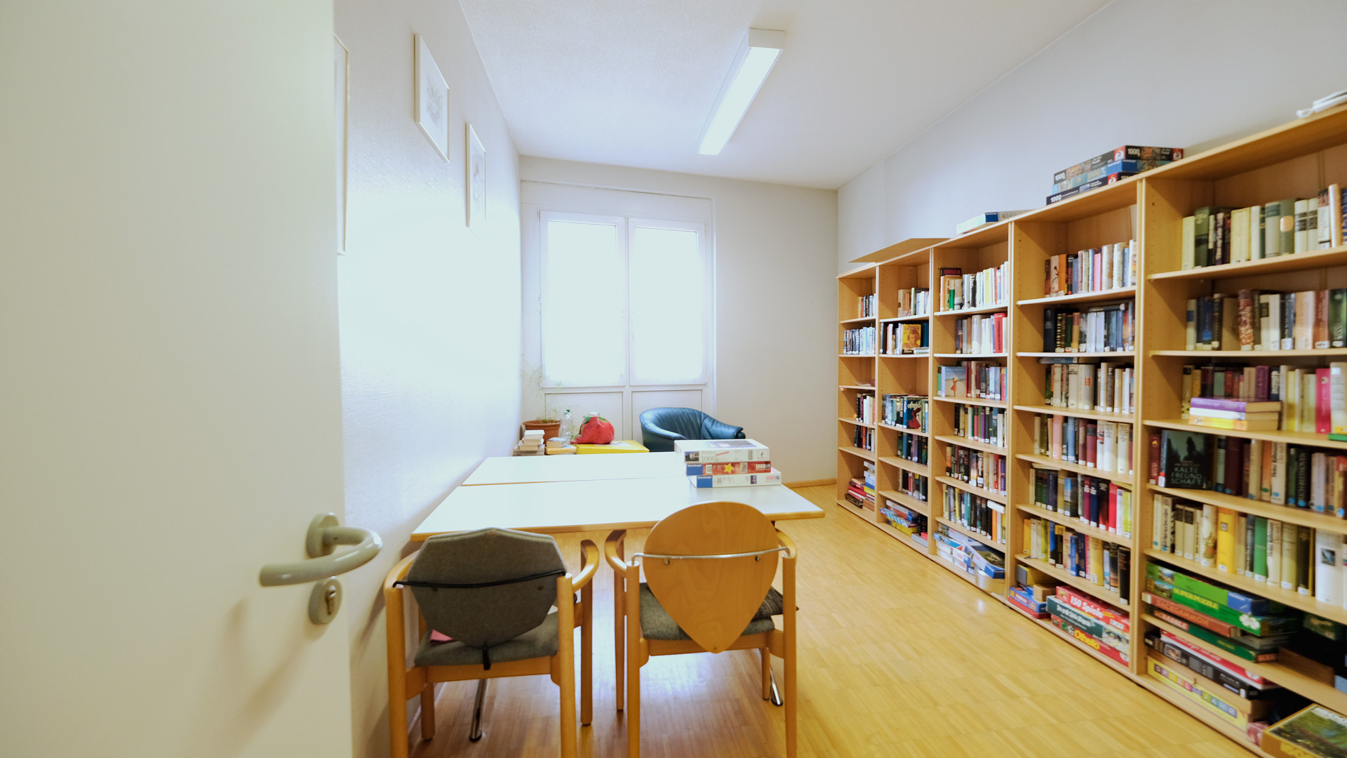 Bibliothek für ruhige Stunden