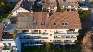 Rückansicht des Wohnhauses