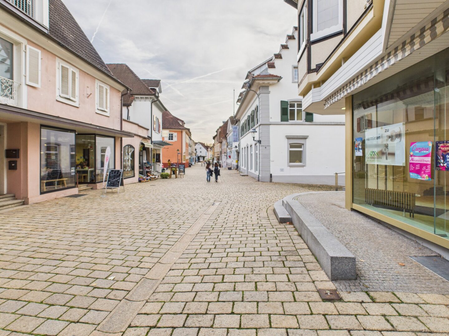 Blick in die Fußgängerzone