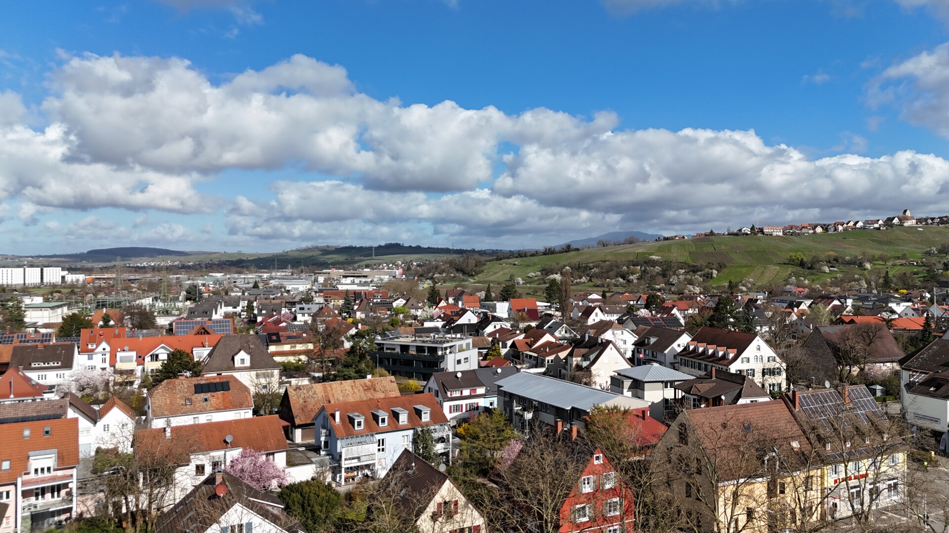 Aussicht auf den Tüllinger Berg