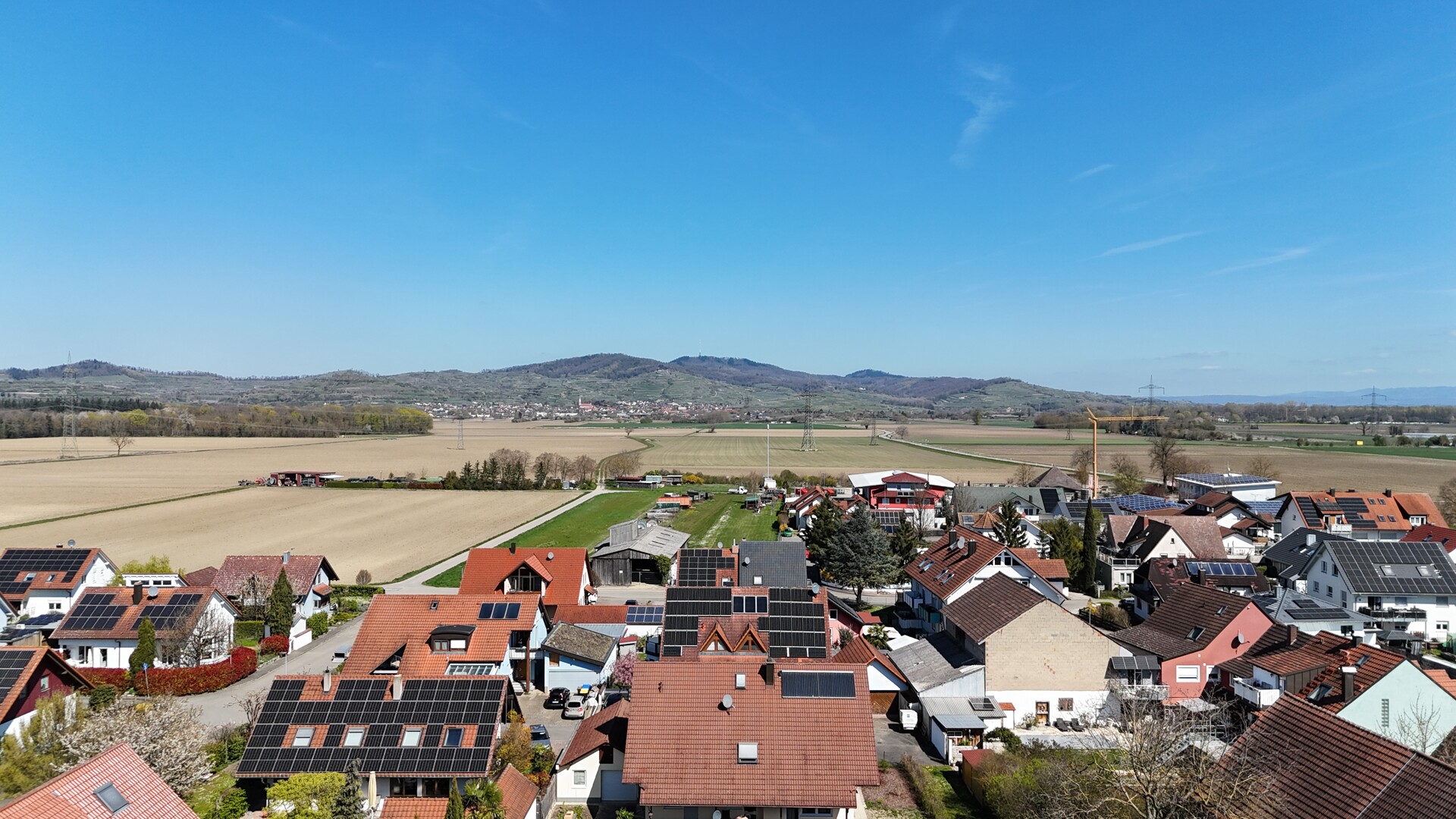 Aussicht auf den Kaiserstuhl