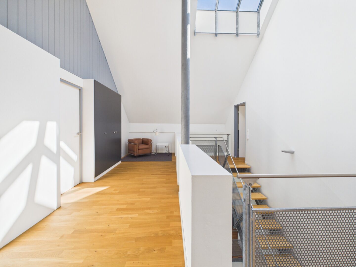 Galerie mit Oberlicht im Dachgeschoss