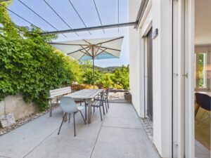 Terrasse mit wunderschöner Aussicht