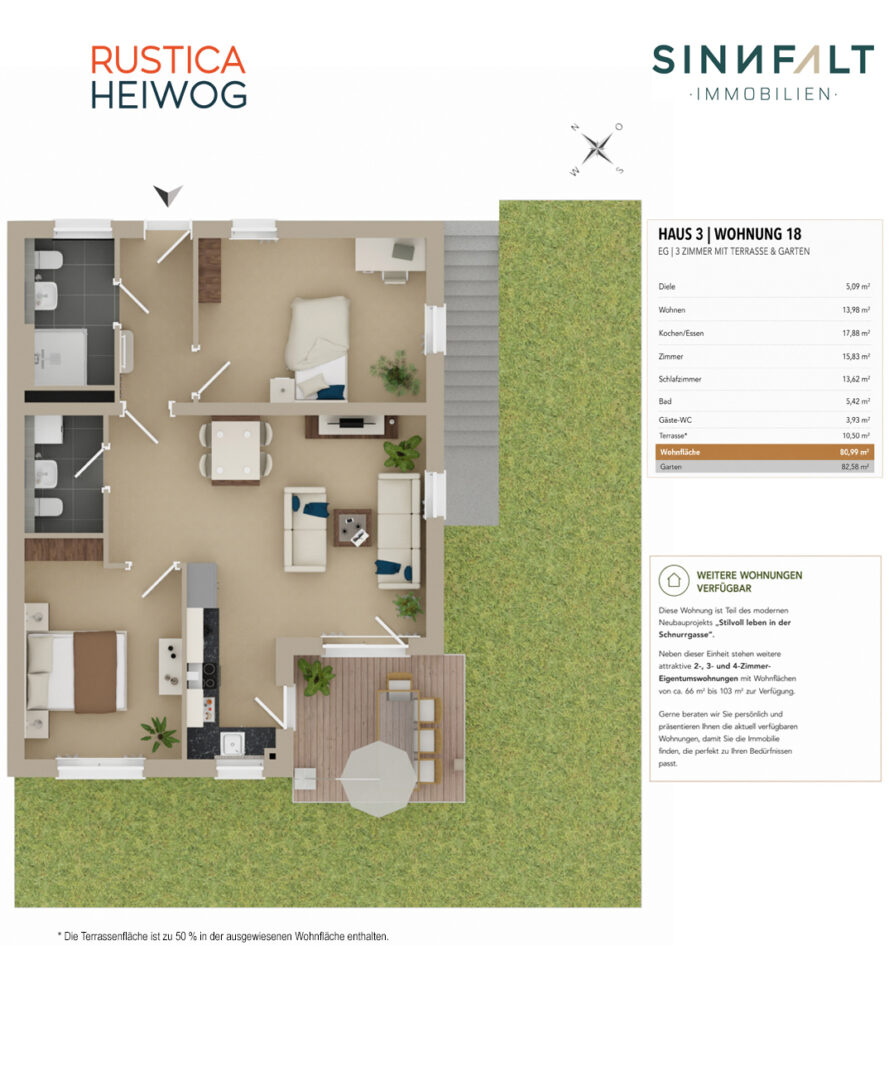 Grundriss Wohnung 18