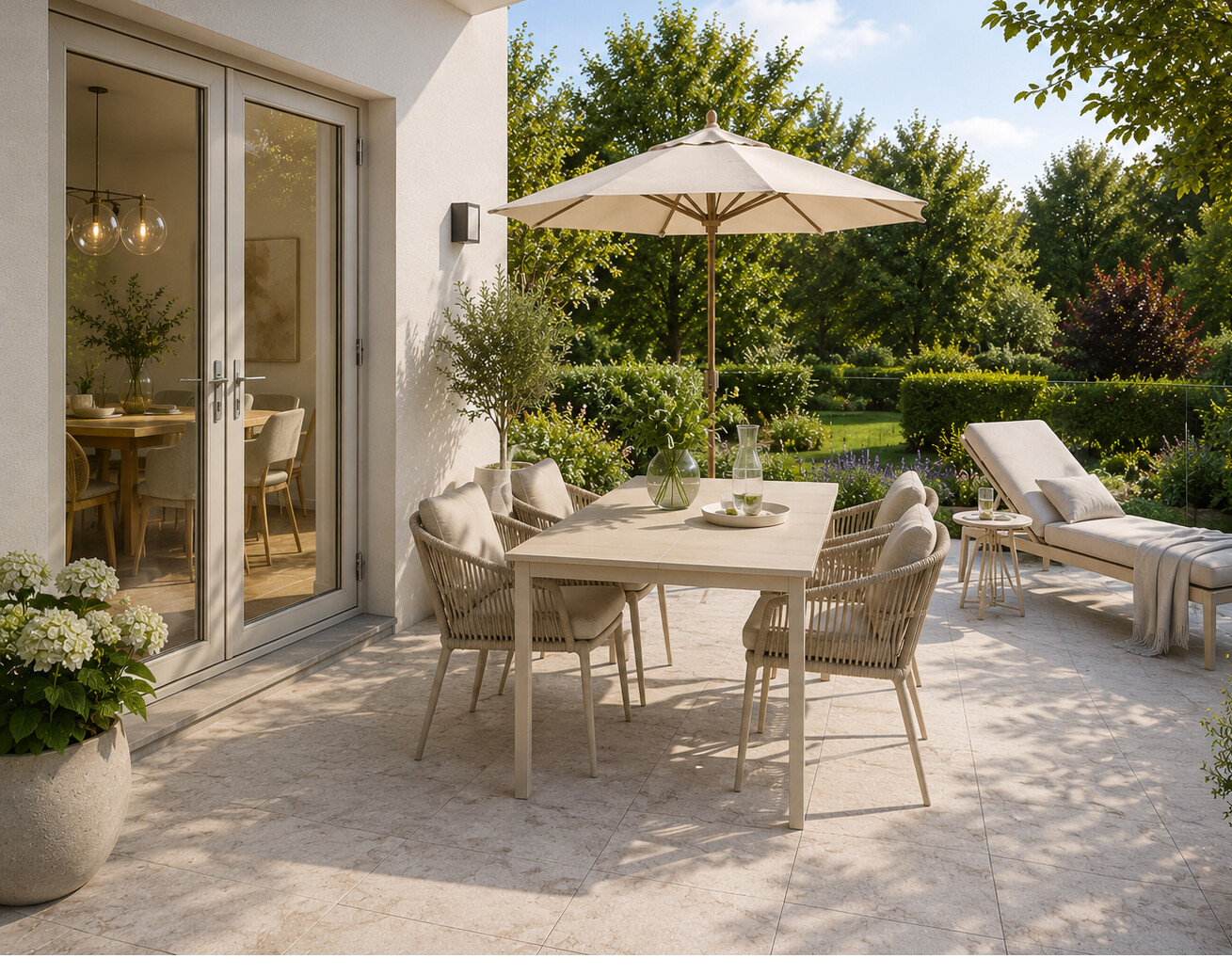 Unverbindliche Beispielvisualisierung Terrasse