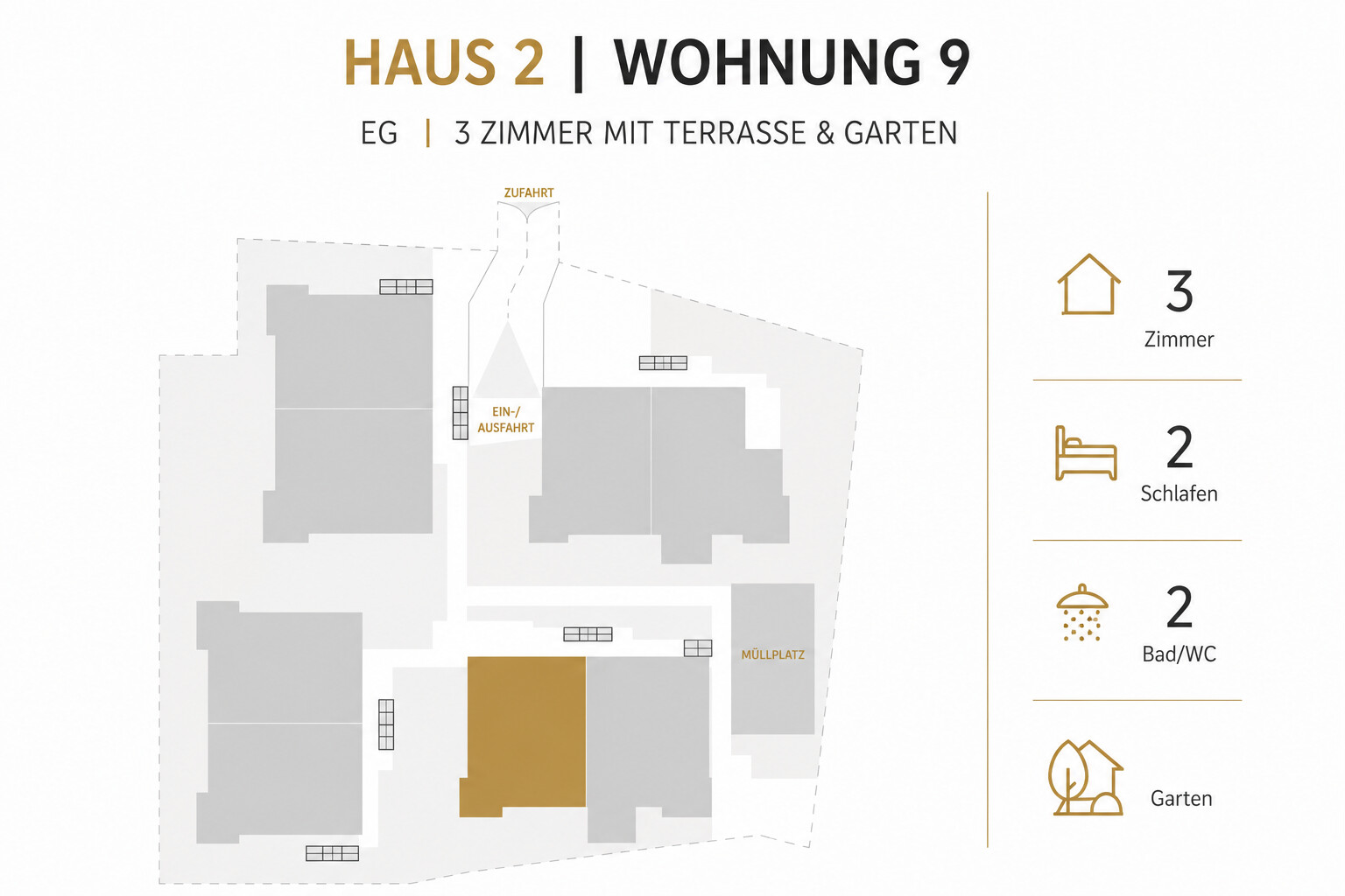 Lage der Wohnung 9