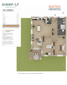 Grundriss Wohnung 9