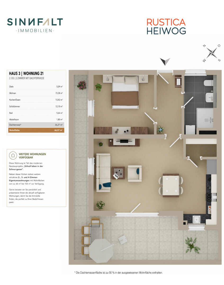 Grundriss Wohnung 21
