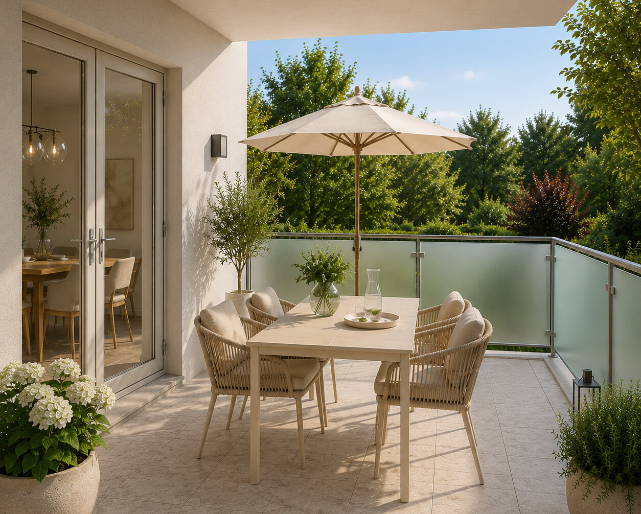Unverbindliche Bildvisualisierung Balkon