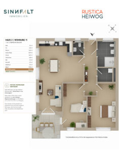 Grundriss Wohnung 11