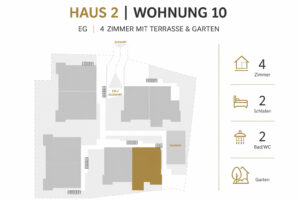 Lage der Wohnung Nr. 10