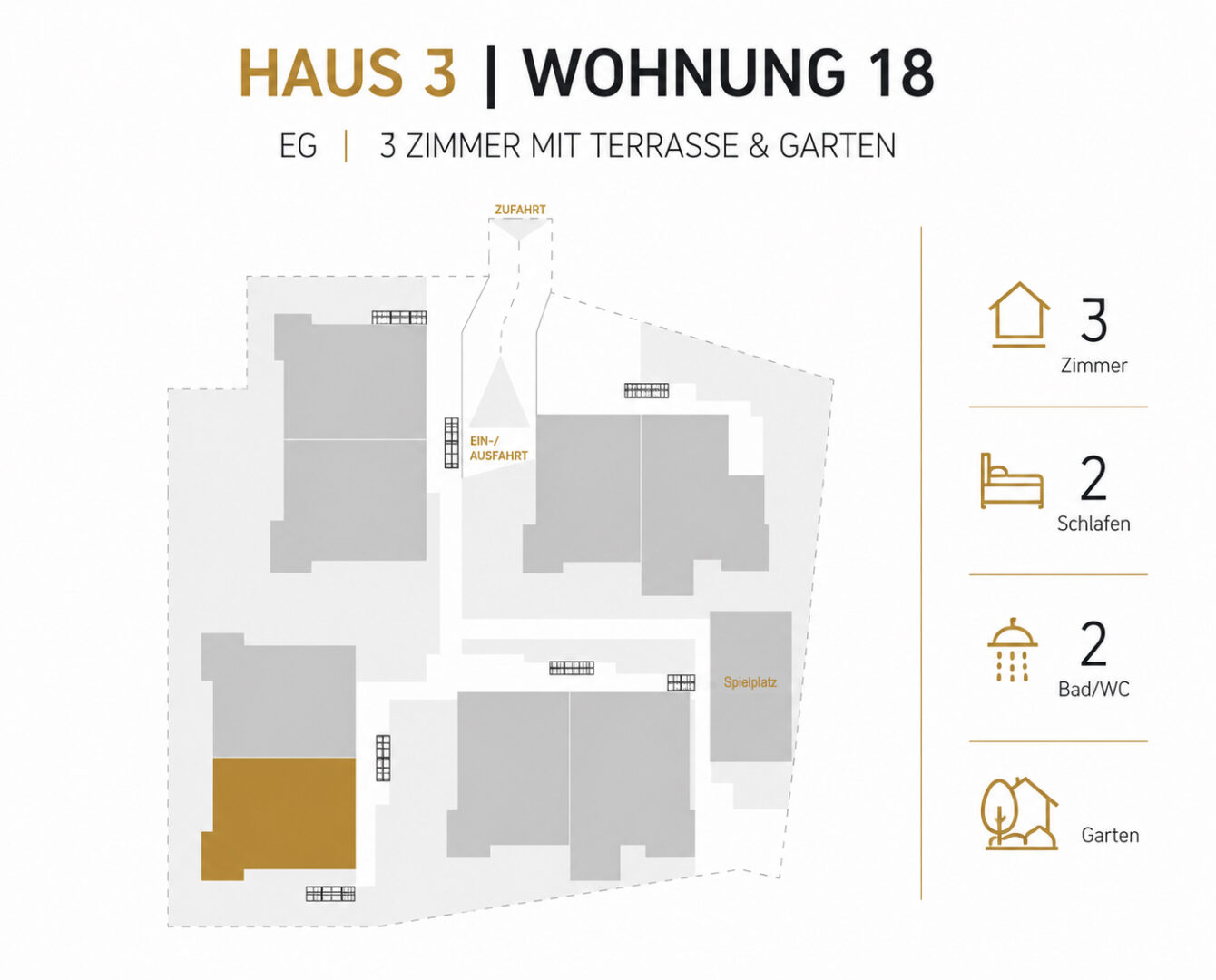 Lage der Wohnung 18