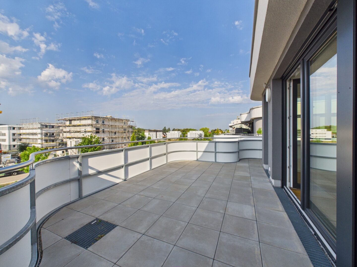 Sonnenterrasse im Penthouse