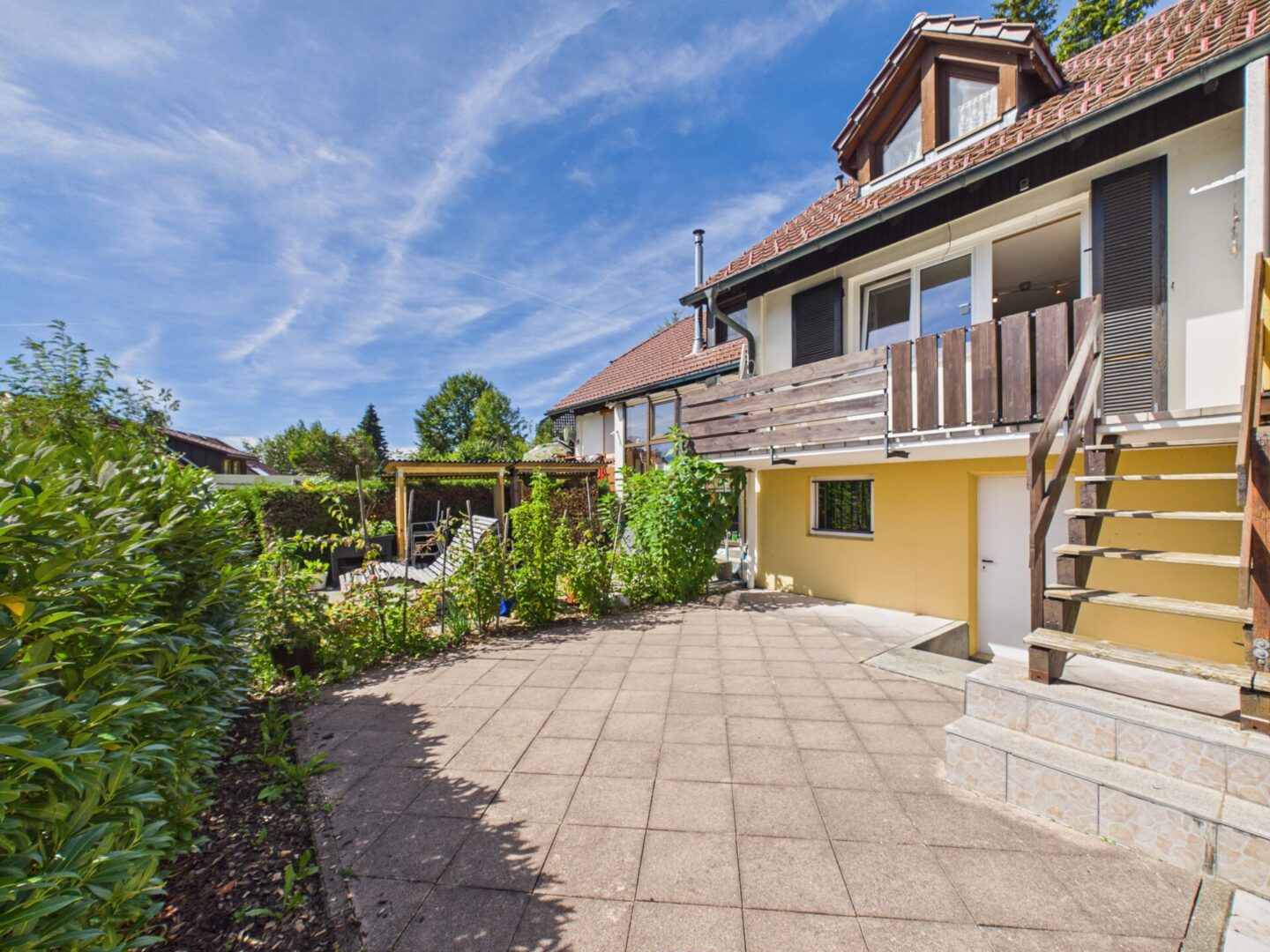 Viel Platz auf der Terrasse