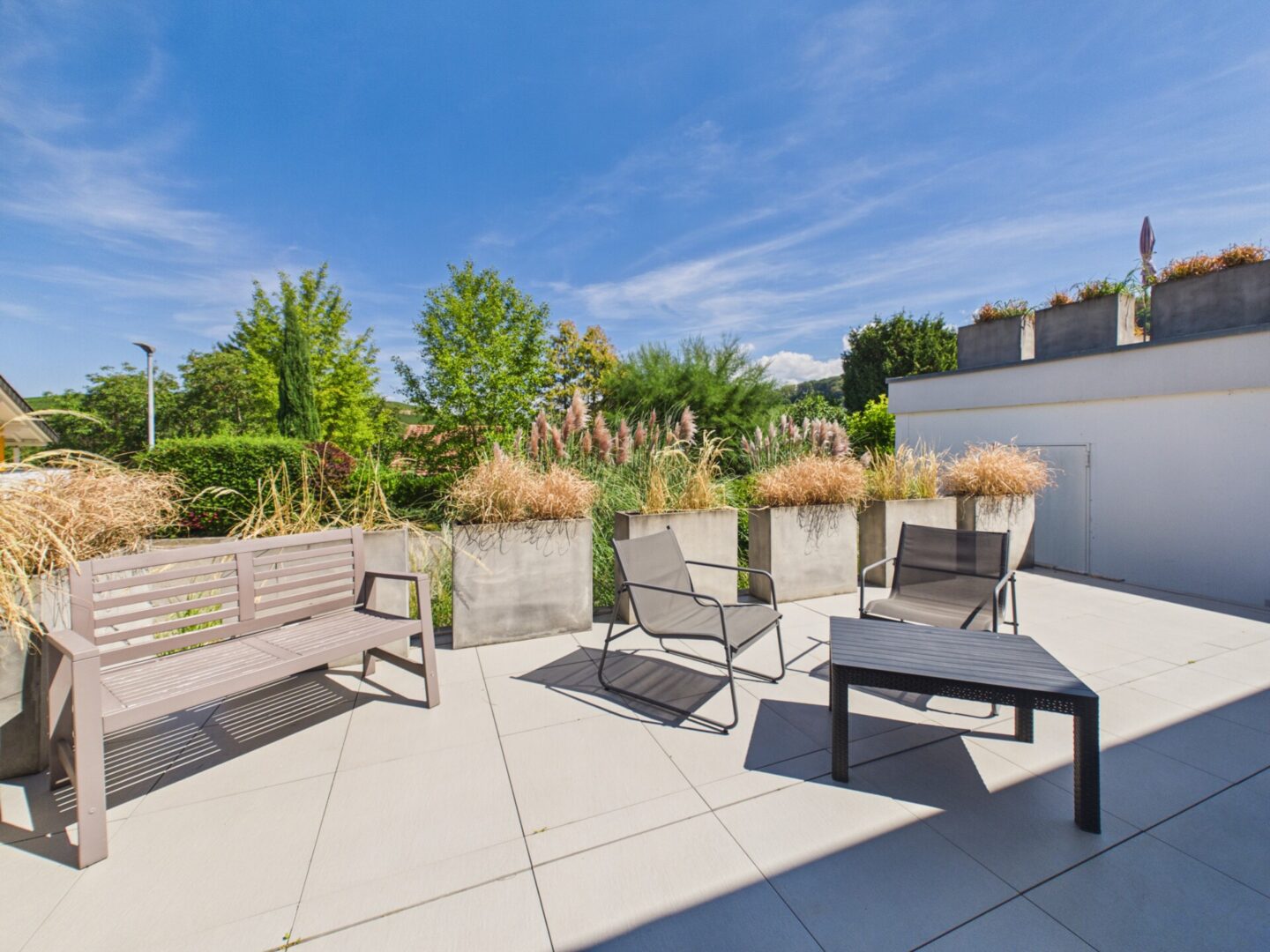 Outdoor-Wohnzimmer mit viel Privatsphäre