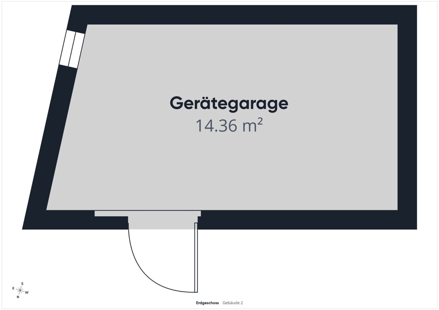 Grundriss Gerätegarage