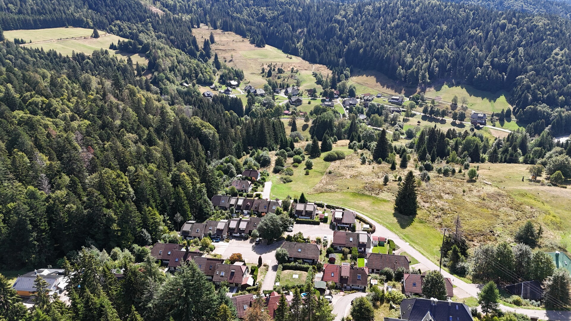 Blick auf das Feriendorf Todtmoos-Prestenberg