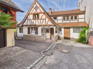 Haus in Istein mit Fachwerk